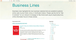 Desktop Screenshot of businesslines.blogspot.com