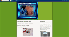 Desktop Screenshot of cienciapanyrosas.blogspot.com