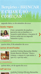 Mobile Screenshot of bercario-brincarecriaresocomecar.blogspot.com