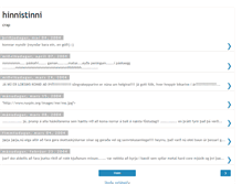 Tablet Screenshot of hinnistinni.blogspot.com