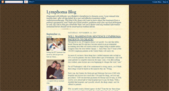 Desktop Screenshot of lymphomablog.blogspot.com