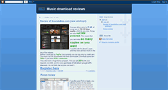 Desktop Screenshot of mp3-sites-review.blogspot.com