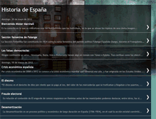 Tablet Screenshot of historiadeespagna.blogspot.com