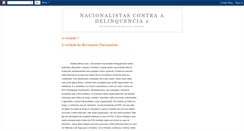 Desktop Screenshot of nacionalistascontraadelinquencia2.blogspot.com