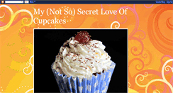 Desktop Screenshot of mynotsosecretloveofcupcakes.blogspot.com