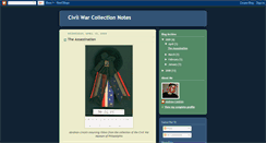 Desktop Screenshot of collectionnotes.blogspot.com