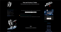 Desktop Screenshot of fast-and-furious-6-trailer.blogspot.com