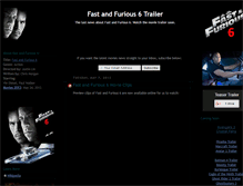 Tablet Screenshot of fast-and-furious-6-trailer.blogspot.com