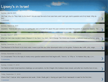 Tablet Screenshot of lipseysinisrael.blogspot.com