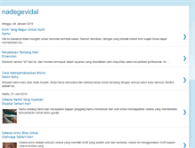Tablet Screenshot of nadegevidal.blogspot.com