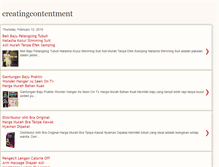 Tablet Screenshot of creatingcontentment.blogspot.com