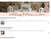 Tablet Screenshot of crazy4minis.blogspot.com