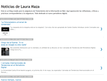 Tablet Screenshot of noticiasdelauramaza.blogspot.com