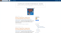 Desktop Screenshot of captainzoomsong.blogspot.com