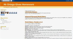 Desktop Screenshot of mrortegagiveshomework.blogspot.com