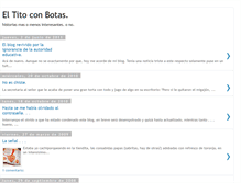 Tablet Screenshot of eltitoconbotas.blogspot.com