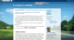 Desktop Screenshot of fxwealtharena.blogspot.com