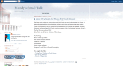 Desktop Screenshot of mandyssmalltalk.blogspot.com