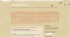 Desktop Screenshot of eegyptology.blogspot.com