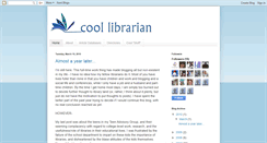 Desktop Screenshot of coollibrarianblog.blogspot.com