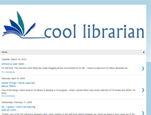 Tablet Screenshot of coollibrarianblog.blogspot.com