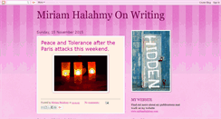 Desktop Screenshot of miriamhalahmy.blogspot.com