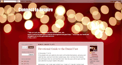 Desktop Screenshot of connect2inspire.blogspot.com