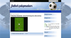 Desktop Screenshot of futbolcalismalari.blogspot.com