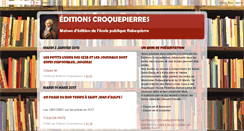 Desktop Screenshot of lescroquepierres.blogspot.com