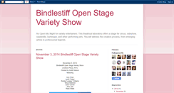 Desktop Screenshot of bindlestiffopenstage.blogspot.com