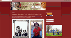 Desktop Screenshot of ourangelsinafrica.blogspot.com