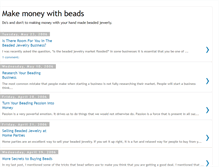 Tablet Screenshot of makemoneywithbeads.blogspot.com