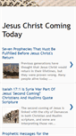 Mobile Screenshot of jesuschristcomingtoday.blogspot.com