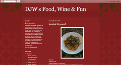 Desktop Screenshot of djwsfoodwinefun.blogspot.com