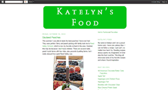 Desktop Screenshot of katelynsfood.blogspot.com