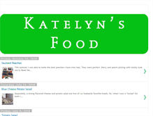 Tablet Screenshot of katelynsfood.blogspot.com