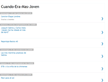 Tablet Screenshot of cuando-era-mas-joven.blogspot.com