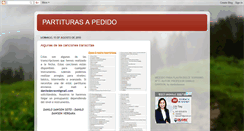Desktop Screenshot of partituras-a-pedido.blogspot.com