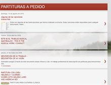 Tablet Screenshot of partituras-a-pedido.blogspot.com