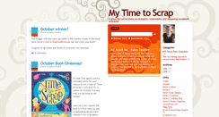 Desktop Screenshot of mytimetoscrap.blogspot.com