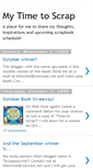 Mobile Screenshot of mytimetoscrap.blogspot.com