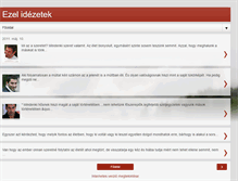 Tablet Screenshot of ezel-idezetek.blogspot.com