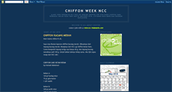 Desktop Screenshot of chiffonweekncc.blogspot.com