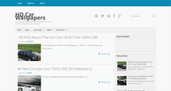 Desktop Screenshot of hqcarwallpapers.blogspot.com