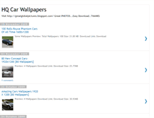 Tablet Screenshot of hqcarwallpapers.blogspot.com
