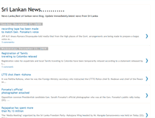 Tablet Screenshot of news-lanka.blogspot.com