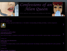 Tablet Screenshot of confessionsofanalienqueen.blogspot.com