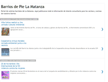 Tablet Screenshot of barriosdepielamatanza.blogspot.com