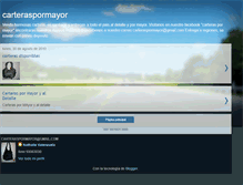 Tablet Screenshot of carteraspormayor2010.blogspot.com