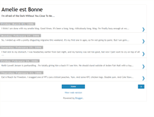 Tablet Screenshot of amelielabonne.blogspot.com
